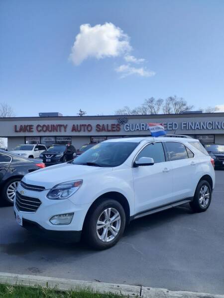 2016 Chevrolet Equinox for sale at Lake County Auto Sales in Waukegan IL