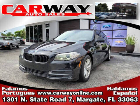 2014 BMW 5 Series for sale at CARWAY Auto Sales - Oakland Park in Oakland Park FL