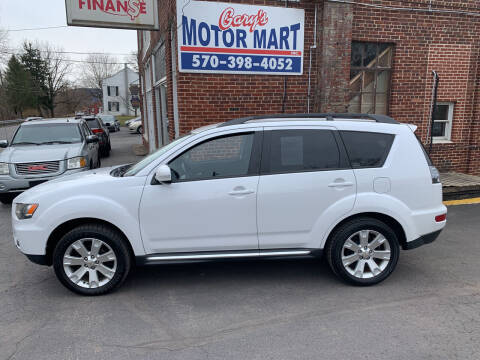 2010 Mitsubishi Outlander for sale at Garys Motor Mart Inc. in Jersey Shore PA