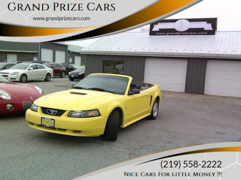 2001 Ford Mustang for sale at Grand Prize Cars in Cedar Lake IN