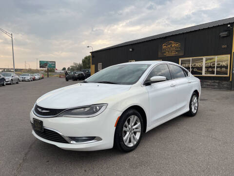 2016 Chrysler 200 for sale at BELOW BOOK AUTO SALES in Idaho Falls ID