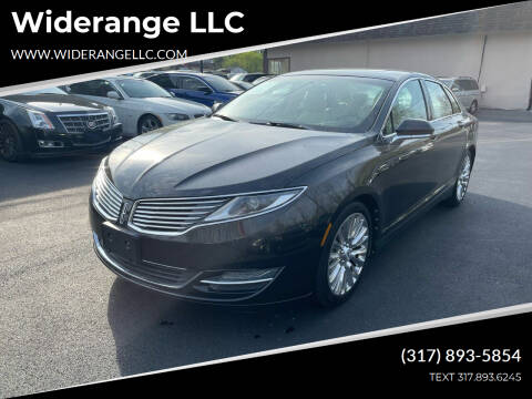 2013 Lincoln MKZ for sale at Widerange LLC in Greenwood IN
