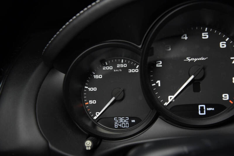 2016 Porsche Boxster Spyder