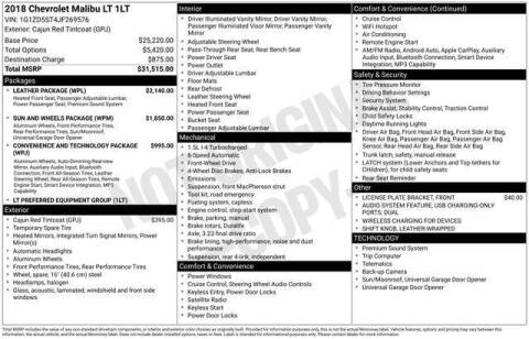 2018 Chevrolet Malibu LT