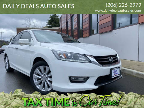 2013 Honda Accord for sale at DAILY DEALS AUTO SALES in Seattle WA