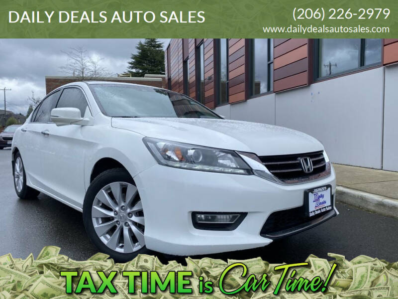 2013 Honda Accord for sale at DAILY DEALS AUTO SALES in Seattle WA