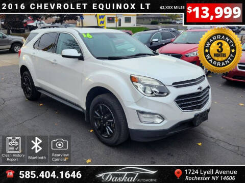 2016 Chevrolet Equinox for sale at Daskal Auto LLC in Rochester NY