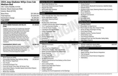 2024 Jeep Gladiator Willys