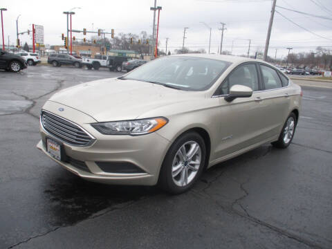2018 Ford Fusion Hybrid for sale at Windsor Auto Sales in Loves Park IL