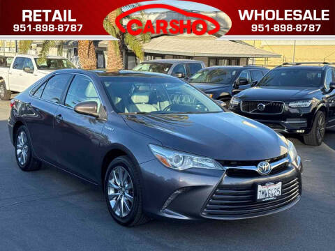 2015 Toyota Camry Hybrid for sale at Car SHO in Corona CA