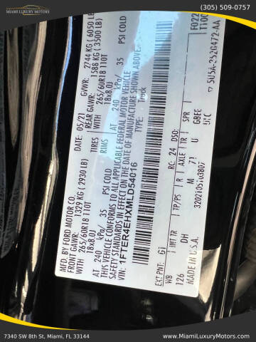 2021 Ford Ranger Lariat