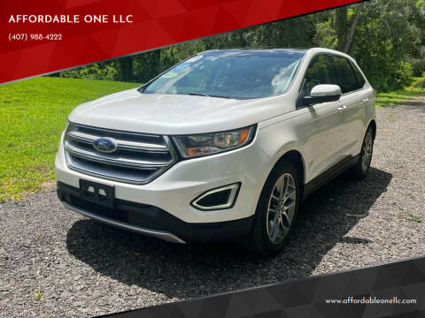 2015 Ford Edge for sale at AFFORDABLE ONE LLC in Orlando FL