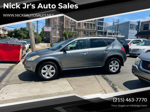 2006 Nissan Murano for sale at Nick Jr's Auto Sales in Philadelphia PA