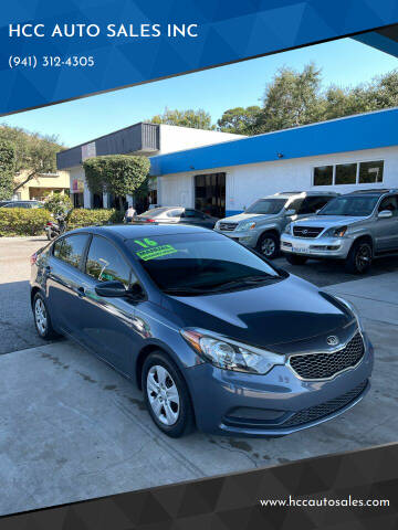 2016 Kia Forte for sale at HCC AUTO SALES INC in Sarasota FL