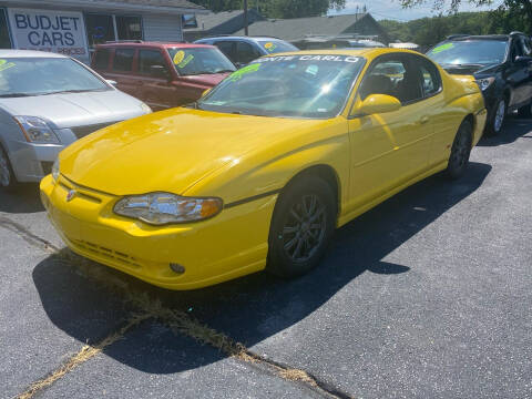 2004 Chevrolet Monte Carlo for sale at Budjet Cars in Michigan City IN