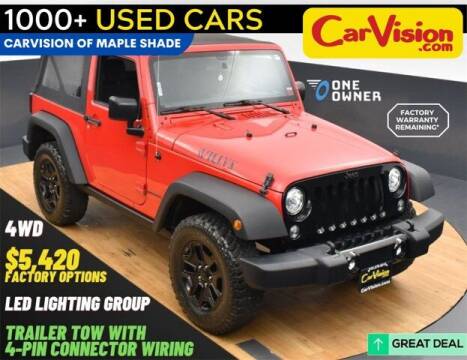 2017 Jeep Wrangler for sale at Car Vision of Trooper in Norristown PA