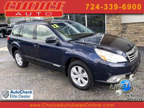 2012 Subaru Outback for sale at CHOICE AUTO SALES in Murrysville PA