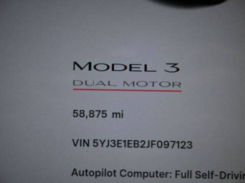 2018 Tesla Model 3 Long Range