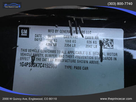 2012 Buick Verano Leather Group