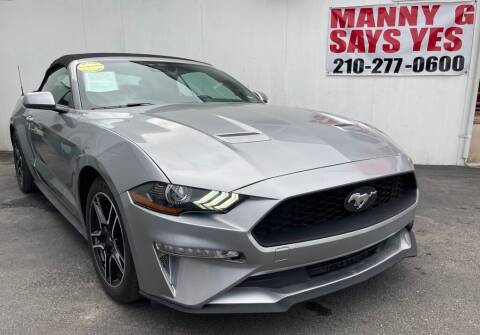 2021 Ford Mustang for sale at Manny G Motors in San Antonio TX