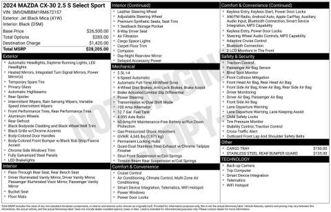 2024 Mazda CX-30 2.5 S Select Sport