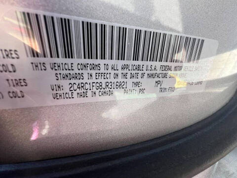 2018 Chrysler Pacifica Touring Plus