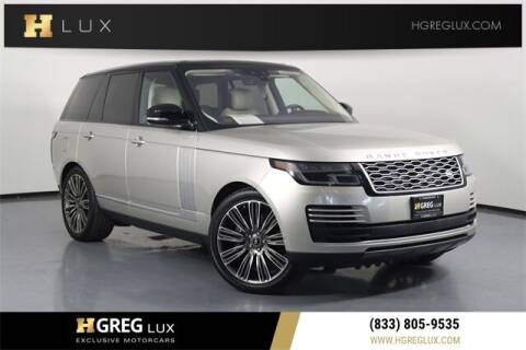 2018 Land Rover Range Rover for sale at HGREG LUX EXCLUSIVE MOTORCARS in Pompano Beach FL