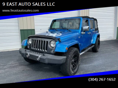 2014 Jeep Wrangler Unlimited for sale at 9 EAST AUTO SALES LLC in Martinsburg WV