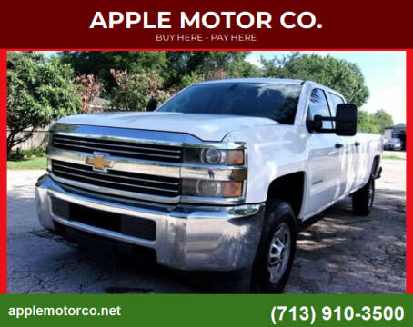 2015 Chevrolet Silverado 2500HD for sale at APPLE MOTOR CO. in Houston TX