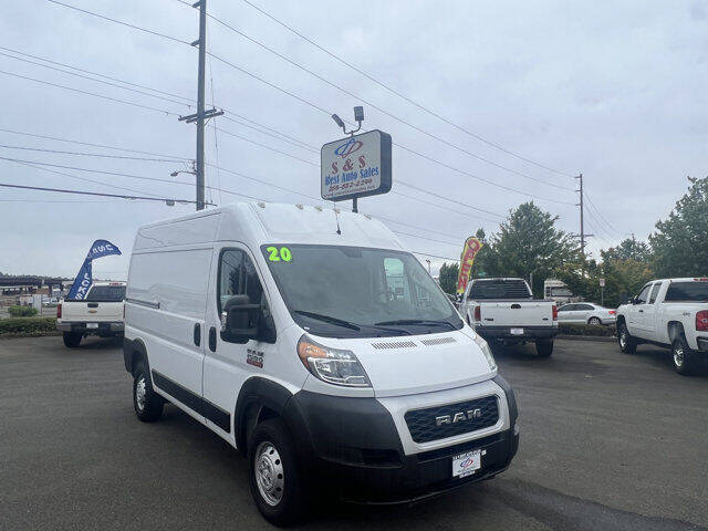 2020 RAM ProMaster for sale at S&S Best Auto Sales LLC in Auburn WA