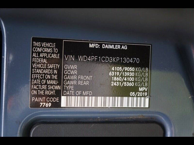 2019 Mercedes-Benz Sprinter