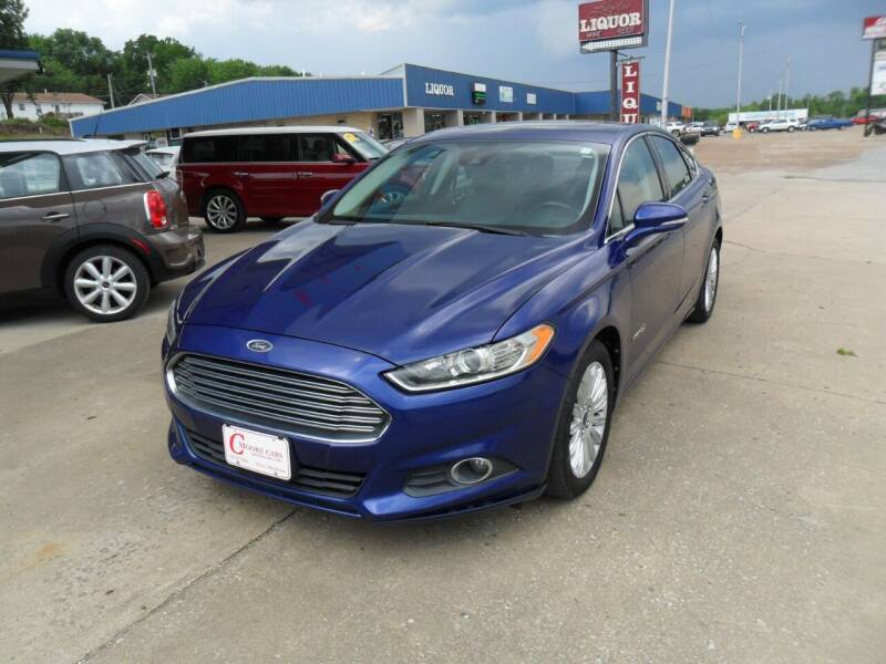 2013 Ford Fusion Hybrid for sale at C MOORE CARS in Grove OK