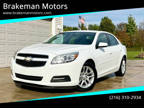 2013 Chevrolet Malibu for sale at Brakeman Motors in Painesville OH