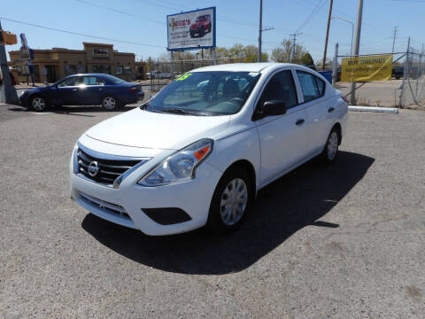 2015 Nissan Versa for sale at AUGE'S SALES AND SERVICE in Belen NM
