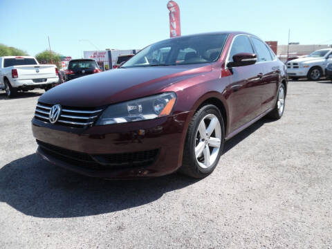 2013 Volkswagen Passat for sale at Atlas Car Sales in Tucson AZ