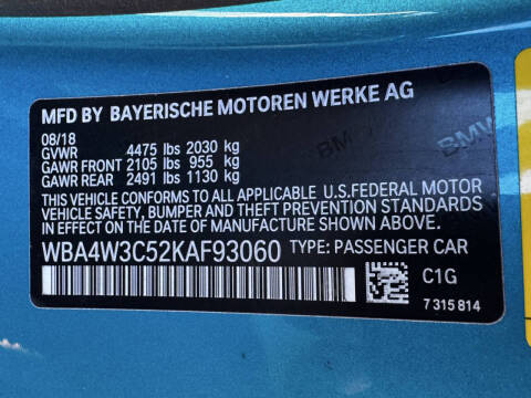 2019 BMW 4 Series 430i