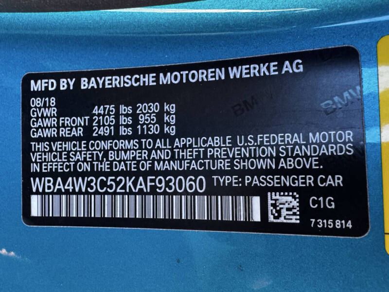 2019 BMW 4 Series 430i