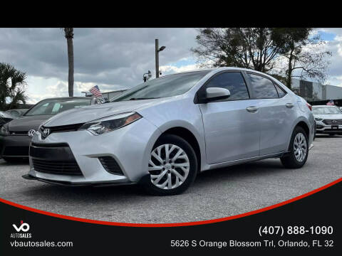 2016 Toyota Corolla for sale at V & B Auto Sales in Orlando FL