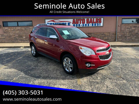 2015 Chevrolet Equinox for sale at Seminole Auto Sales in Seminole OK