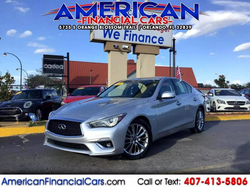 2020 Infiniti Q50 for sale at American Financial Cars in Orlando FL