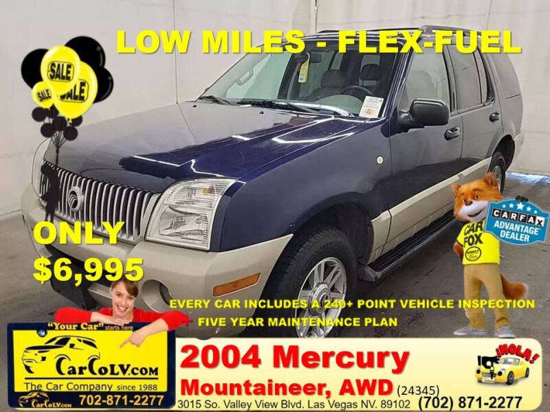 2004 Mercury Mountaineer for sale at The Car Company in Las Vegas NV