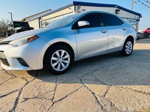 2016 Toyota Corolla for sale at Pioneer Auto in Ponca City OK