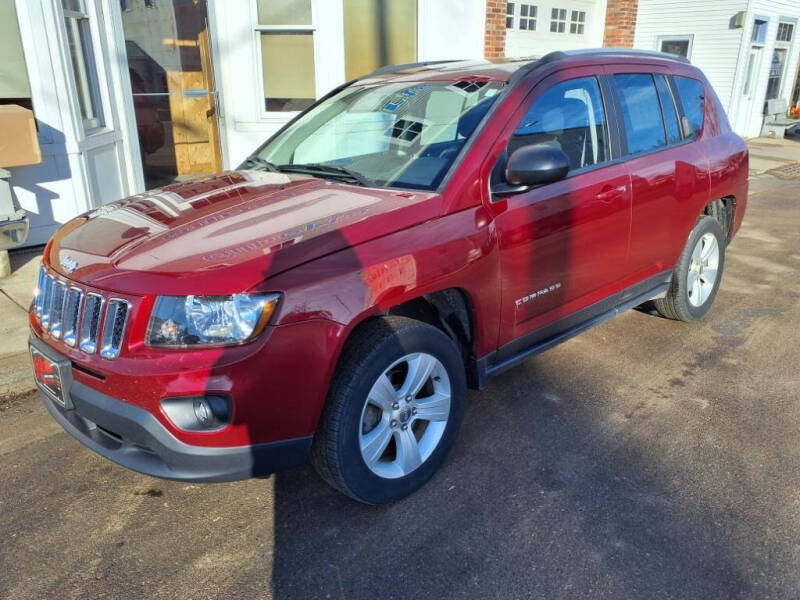Used 2017 Jeep Compass Sport with VIN 1C4NJDBBXHD144006 for sale in Sand Creek, WI