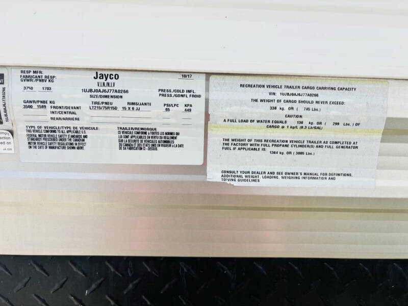 2018 Jayco Jay Flight SLX Baja 195RB