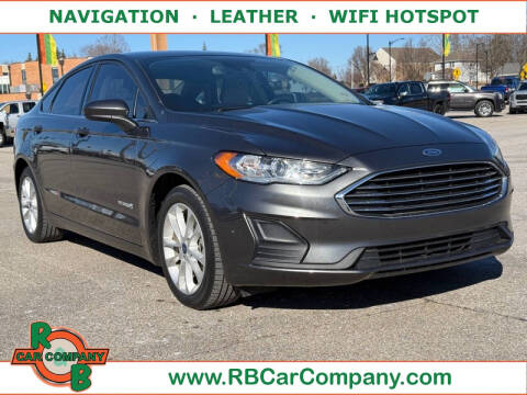 2019 Ford Fusion Hybrid for sale at R & B CAR CO in Fort Wayne IN