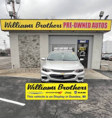 2018 Chevrolet Malibu for sale at Williams Brothers Pre-Owned Monroe in Monroe MI