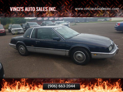 1992 Buick Riviera for sale at Vinci's Auto Sales Inc. in Bessemer MI