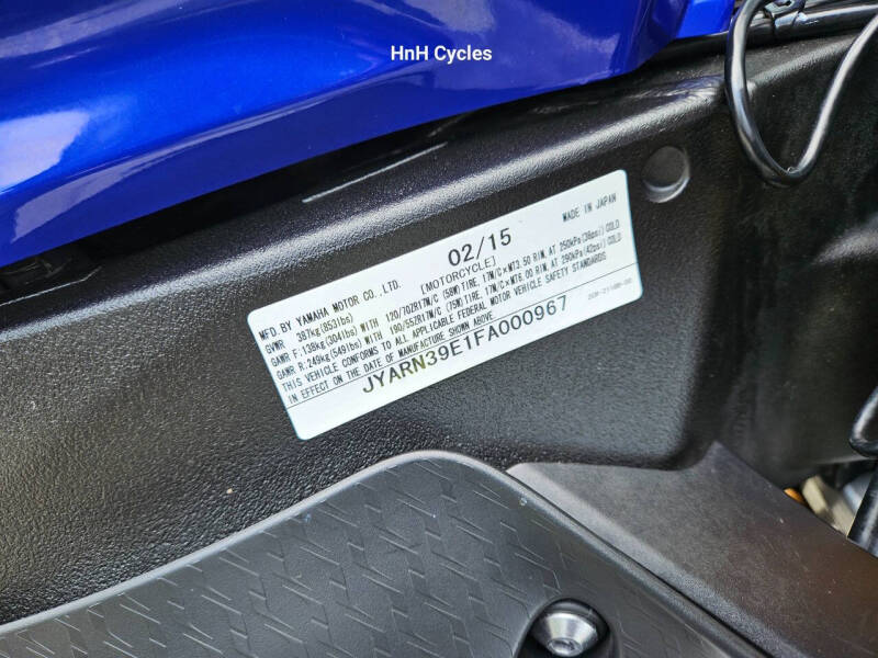 2015 Yamaha YZF-R1