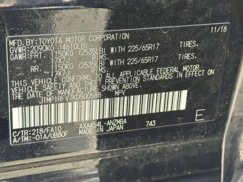 2019 Toyota RAV4 XLE