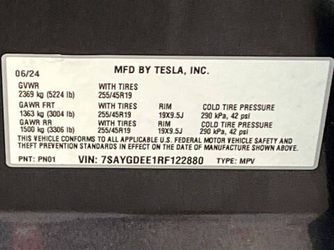 2024 Tesla Model Y Long Range